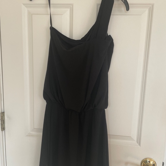White House Black Market black one shoulder dress - Picture 2 of 2